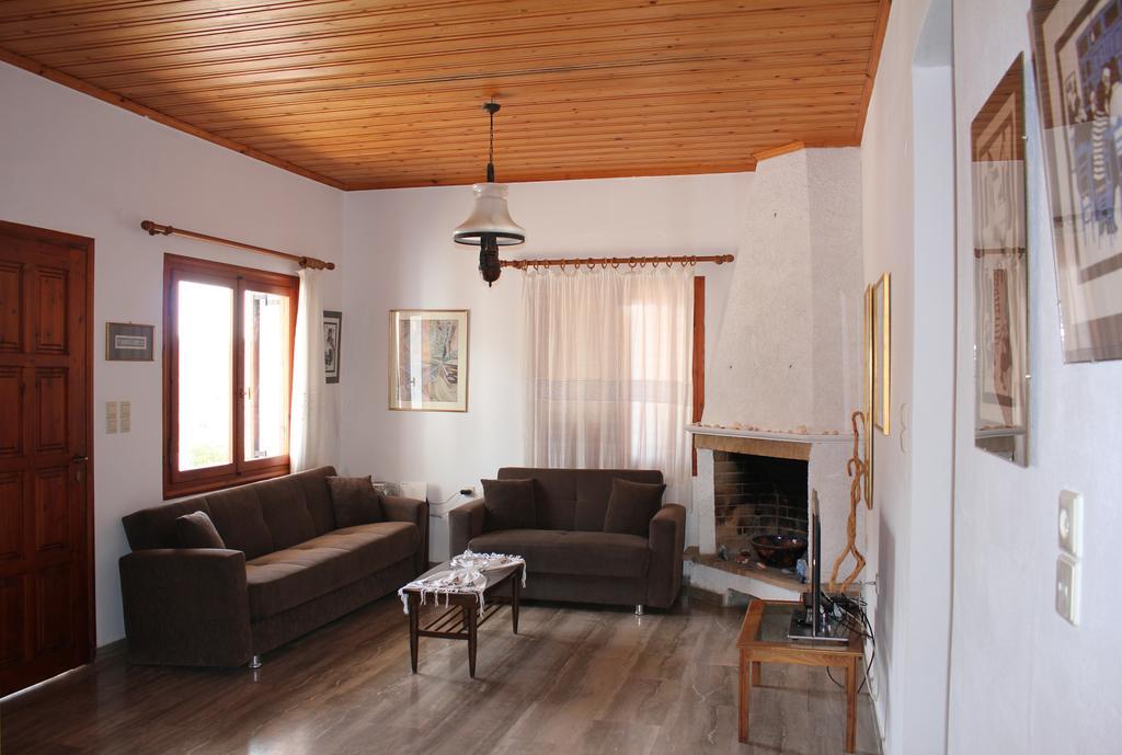 Villa Theros Beach House Stavrós Exterior foto